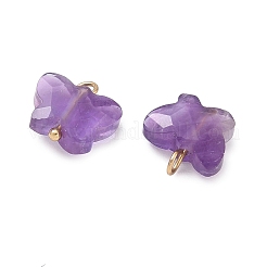 Pendenti d'ametista naturale&nbsp;KK-D289-61G-03