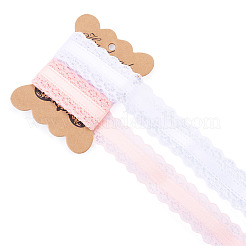 Garniture en dentelle polyester 4 verges 2 couleurs&nbsp;OCOR-TADJ0001-02B
