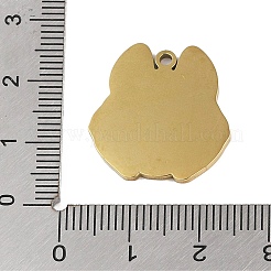 201 Edelstahlanhänger&nbsp;STAS-C095-41G