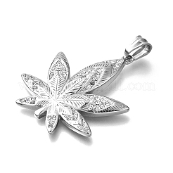 Colgantes de rhinestone de cristal de acero inoxidable 304&nbsp;STAS-P387-02P