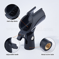 Verstellbarer Mikrofoncliphalter aus Kunststoff für Mikrofonständer&nbsp;FIND-WH0366-305