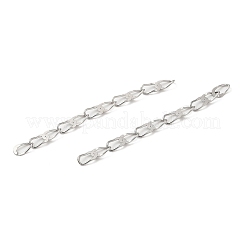 Chaînes d'extrémité en acier inoxydable 304 anti-ternissement&nbsp;STAS-A085-01A-P