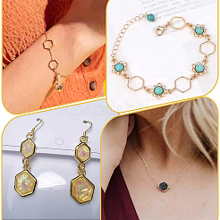 180 Stück 3 Stile Hohlrahmen Legierung Verbinder Anschlüsse&nbsp;FIND-PH0022-88