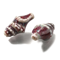 Abalorios de porcelana hechas a mano&nbsp;X-PORC-H013-03