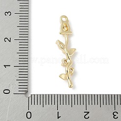 Pendentifs avec zircon cubiques à micro-pavés en laiton&nbsp;KK-M326-13C-G