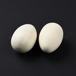 Unfertige simulierte Ei-Display-Dekorationen aus chinesischem Kirschholz&nbsp;WOOD-B004-01B