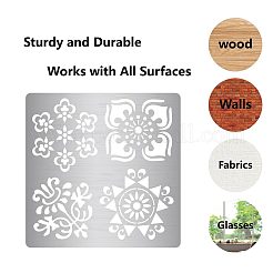 Stanzschablonen aus Edelstahl&nbsp;DIY-WH0238-018