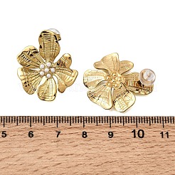 Orecchini a bottone in acciaio inossidabile 304&nbsp;EJEW-E613-01G