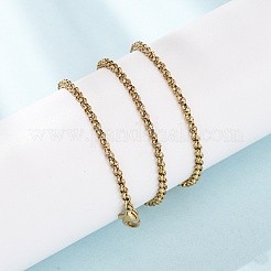 Collares de cadena rolo/cadena de guisantes de acero inoxidable 304 de 2.5 mm&nbsp;SA-CBA4160-23G