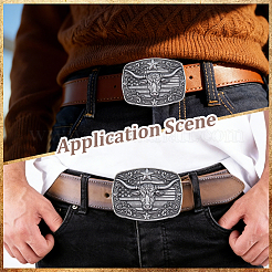 Boutons de ceinture en alliage&nbsp;FIND-WH20039-006A-AS