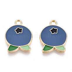 Pendentifs en alliage plaqué or clair&nbsp;X-ENAM-T009-24