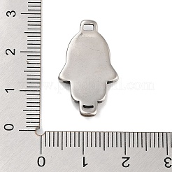 Retro 304 Edelstahl Hamsa Hand Glieder&nbsp;STAS-L274-013AS