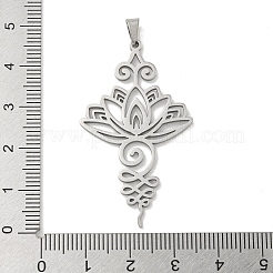 Pendentifs en acier inoxydable 304&nbsp;STAS-M067-01P