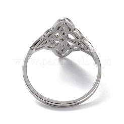 Verstellbare Ringe aus anlaufgeschütztem 304 Edelstahl&nbsp;RJEW-B047-03P