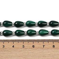 Natur Malachit Perlen Stränge&nbsp;G-L630-C01-10x6mm