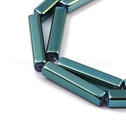 Chapelets de perles en verre électroplaqué&nbsp;EGLA-Q128-12A-FP03