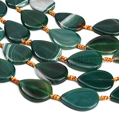 Agate à bandes naturelles / brins de perles d'agate à rayures&nbsp;GG-CBAE0EB-01A-01