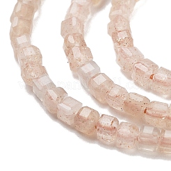 Natürliche sunstone Perlen Stränge&nbsp;G-H042-B01-01