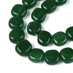 Natürliche weiße Jade perlen Stränge&nbsp;G-N354-01A-06