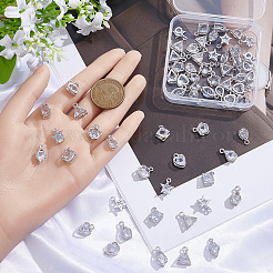 Ciondoli in lega 80 pz 8 stili styles&nbsp;ZIRC-SP0001-13P