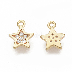 Ottone micro spianare fascino zirconi&nbsp;KK-T050-32G-NF