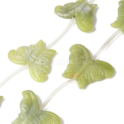 Natürliche Butter Jade Perlen Stränge&nbsp;G-B136-A06