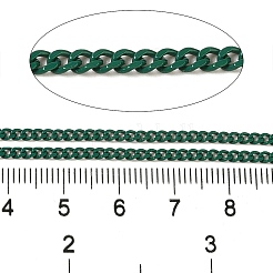 Chaînes gourmettes en acier inoxydable 304 peintes par pulvérisation&nbsp;STAS-B067-05A-07