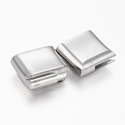 Fermoirs magnétiques en acier inoxydable 304 résistant au ternissement avec emembouts collées&nbsp;X-STAS-F130-23P