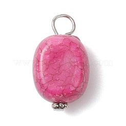 Anhänger aus undurchsichtigem Acryl in Türkis-Imitation&nbsp;PALLOY-JF04257