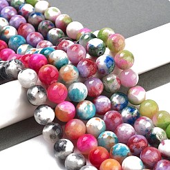 Chapelets de perles en jade persan naturel&nbsp;G-D434-12mm-M