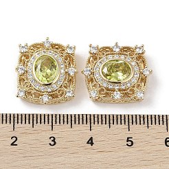 Perles de zircone cubique micro pave en Laiton&nbsp;KK-G491-36G-03