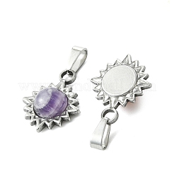 Pendentifs pierres précieuses naturelles mixtes&nbsp;PALLOY-JF05903