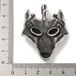 Anhänger aus chirurgischem Edelstahl 316 mit Mikropflaster und Zirkonia&nbsp;STAS-Z073-119AS