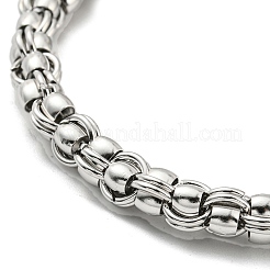 Anlaufgeschützte Königskettenarmbänder aus 304er Edelstahl&nbsp;BJEW-C042-08P