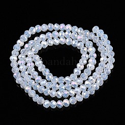 Chapelets de perles en verre électroplaqué&nbsp;EGLA-A044-J3mm-B06