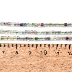 Natürlichen Fluorit Perlen Stränge&nbsp;G-B142-C05-2x2mm