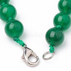Natürliche Malaysia Jade Perlenketten&nbsp;NJEW-S404-18