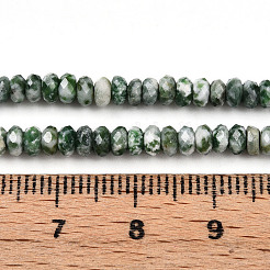 Natürliche grüne Fleck Jaspis Perlen Stränge&nbsp;G-T141-41