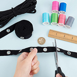 DIY 10 Yards geflochtene Polyesterbänder&nbsp;SRIB-BC0001-07