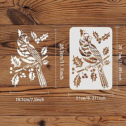 Modelli di stencil per pittura da disegno riutilizzabili in plastica&nbsp;DIY-WH0202-301