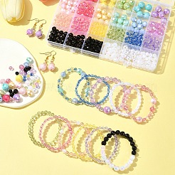 DIY-Sets zur Schmuckherstellung mit runden Acrylperlen&nbsp;DIY-FS0007-79