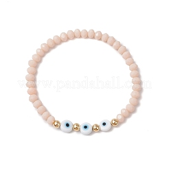 7 bracelet extensible en perles de verre&nbsp;BJEW-JB11575