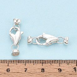 925 Sterling Silber Karabinerverschlüsse&nbsp;STER-T008-75S