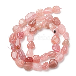 Madagascar rosa naturale perle di quarzo fili&nbsp;G-Q060-E21-01