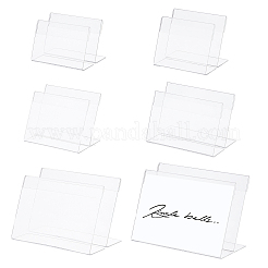 12 Stück 6 Stil Acryl-Tischkarten-Displayrahmen&nbsp;AJEW-PH0003-69