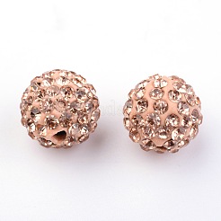 Klasse A Strass pflastern Disco-Kugel-Perlen&nbsp;RB-Q105-8