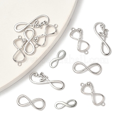 30 pièce 6 styles de breloques en alliage de style tibétain infini avec connecteur d'espoir&nbsp;TIBE-FS0003-26