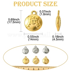 12 pendentif en acier inoxydable 304&nbsp;STAS-CJ0002-88