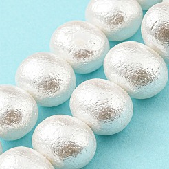 Natürliche Falten-Muschelperlenstränge&nbsp;SHEL-F008-02