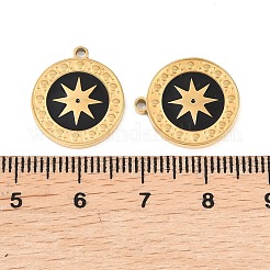 304 Edelstahl-Emaille-Anhänger&nbsp;STAS-Z190-08G-01